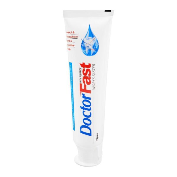 Doctor Fast With Fluoride Toothpaste, 35g