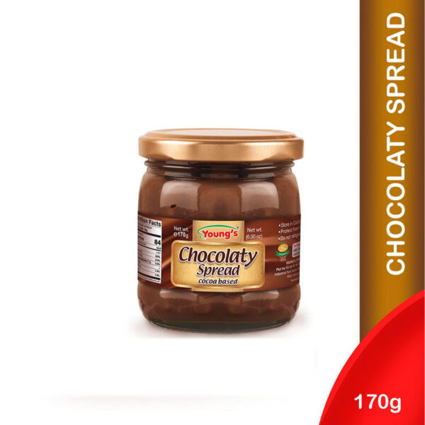 Young’s Chocolate Spread 170 gm Glass Jar