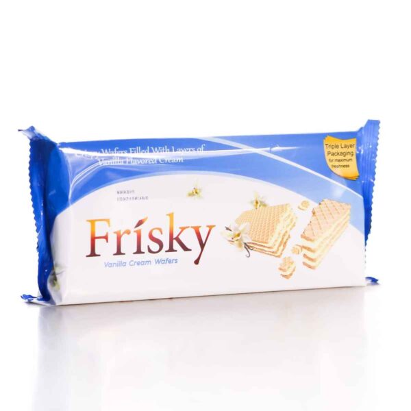 Frisky Vanilla Cream Wafers 75GM