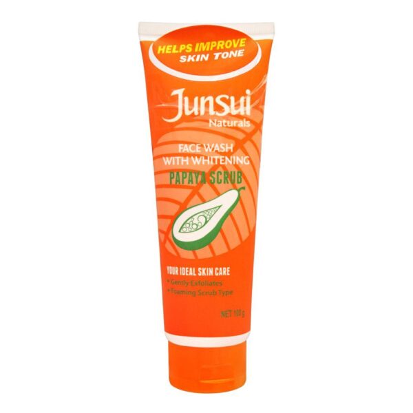 Junsui Papaya Scrub Facial Wash With Whitening
