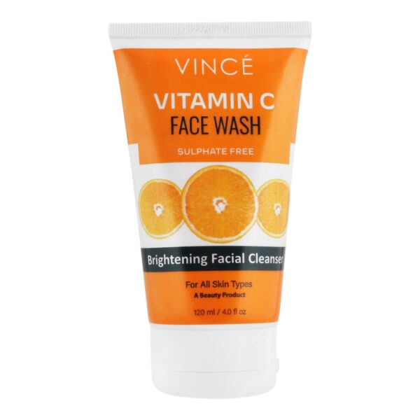 Vince Vitamin C Sulfate-Free Brightening Facial Cleanser Face Wash