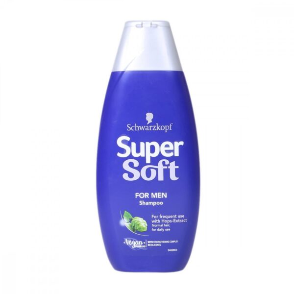 Schwarzkopf Super Soft Shampoo For Men Bottle 400ml
