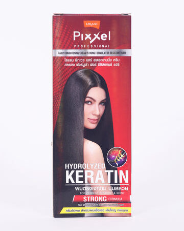 Lolane Pixxel Professional Hair Straightening Cream Strong Hydrolyzed Keratin