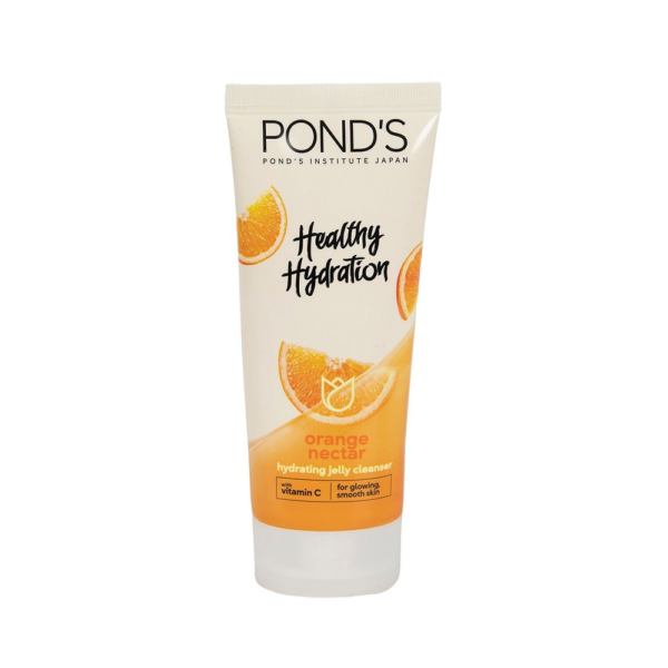 Pond's Healthy Hydration Orange Nectar Hydrating Jelly Cleanser, For Glowing Skin, 100g