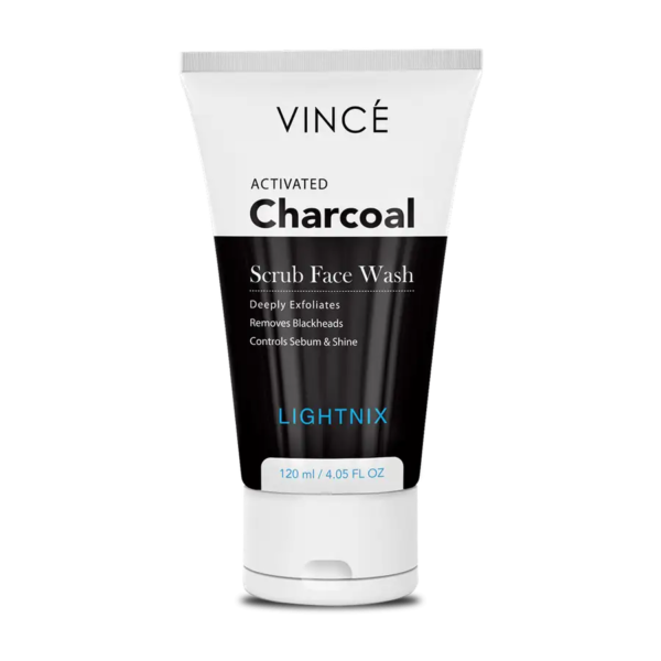 Vince Charcoal Scrub Face Wash 120ml