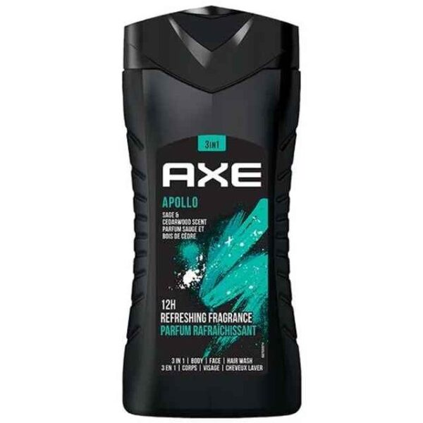 AXE 3in1 HAIR FACE AND BODY WASH APOLLO 250ML