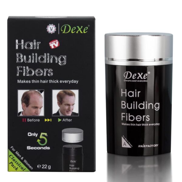 Hair Building Fibers Color Powder Instantly Thicken Thinning Hair for Men and Women