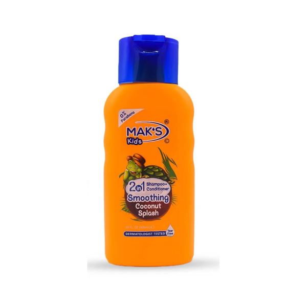 Maks Kids Smoothing Coconut Splash 2In1 Shampoo & Conditioner 300ml