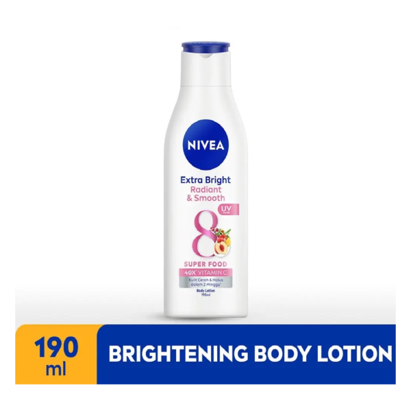 Nivea Body Lotion Extra Bright Radiant & Smooth 190ml