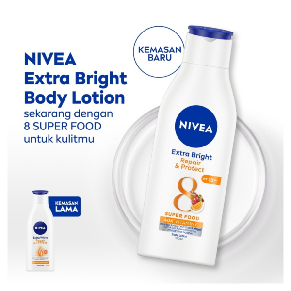 Nivea Body Lotion Extra White 190ml Repair & Protect SPF15