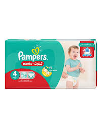 Pampers Pants Diapers Large Size 4, 56 Count