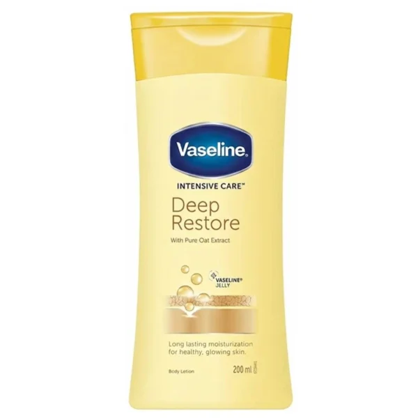 Vaseline Intensive Care Deep Restore Body Lotion 200ml (Imported)