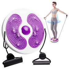 Waist Whisper, Waist Twisting Disc with Drawstring and Foot Massage