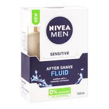 Nivea Men Sensitive After Shave Fluid, 0% Alcohol 00ml