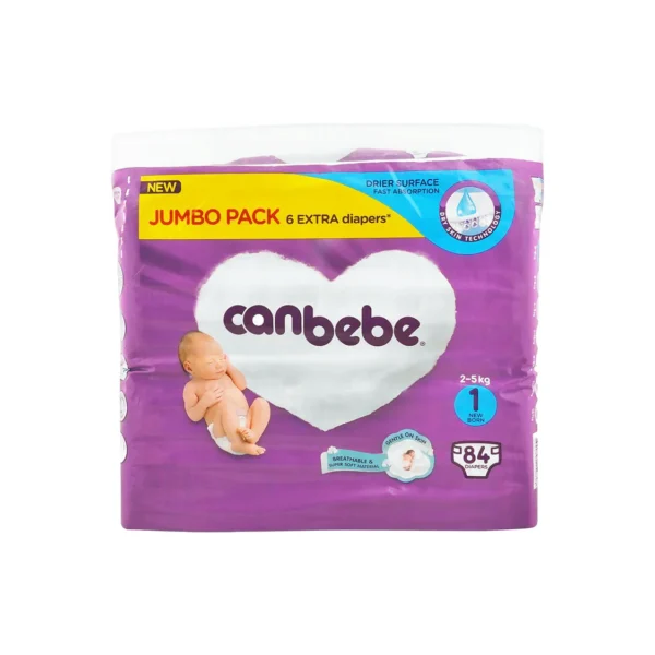 Canbebe Daiper Number 1 New Born 84pcs