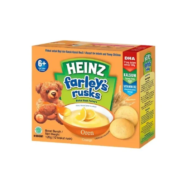 HEINZ FARLEYS RUSK ORANGE 120G