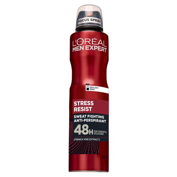 LOREAL Men Expert Stress Resist Anti Perspirant Deodorant 250Ml
