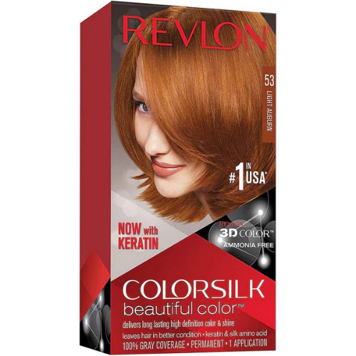 Revlon Color silk Light Auburn Hair Color 53