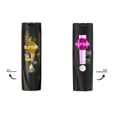 Sunsilk Black Shine 5 Naturals Oils Pearl Protein and Vitamin E Shampoo 360ml