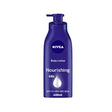Nivea Nourishing Body Lotion, With Deep Moisture Serum, Dry To Very Dry Skin, 400ml