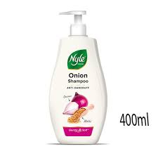 Nyle Naturals Anti-Dandruff Onion Shampoo 400ml for Men and Women Pakistan