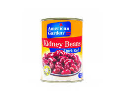 AMERICAN GARDEN KIDNEY BEANS DARK RED 400G