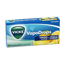 Vicks VapoDrops Lemon Flavor, 20 Drops