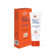 Skin White SPF60 Sunblock Cream, UVA & UVB Protection, 100g