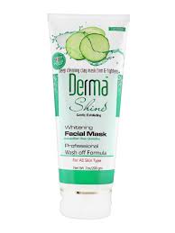 Derma Shine Gently Exfoliating Cucumber Whitening Facial Mask, For All Skin Types, 200g