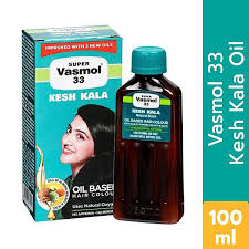 Super Vasmol 33 Kesh Kala Oil Based Hair Colour 100ml