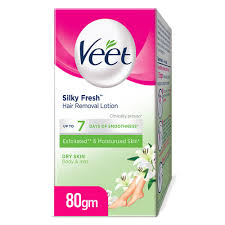 VEET SILKY FRESH HAIR REMOVAL LOTION 80G