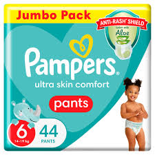 Pampers Baby Pants Diaper Extra Large Size 6 (14-19kg), 44 Counts