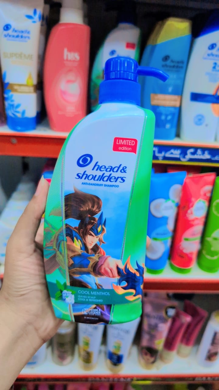 Head & Shoulders Mobile Legends Cool Menthol Shampoo 650ml Pakistan